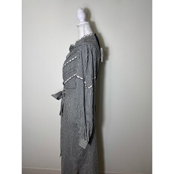 NWT Pomander Place Navy Gingham Jolene Dress Sz XL - Picture 2 of 4